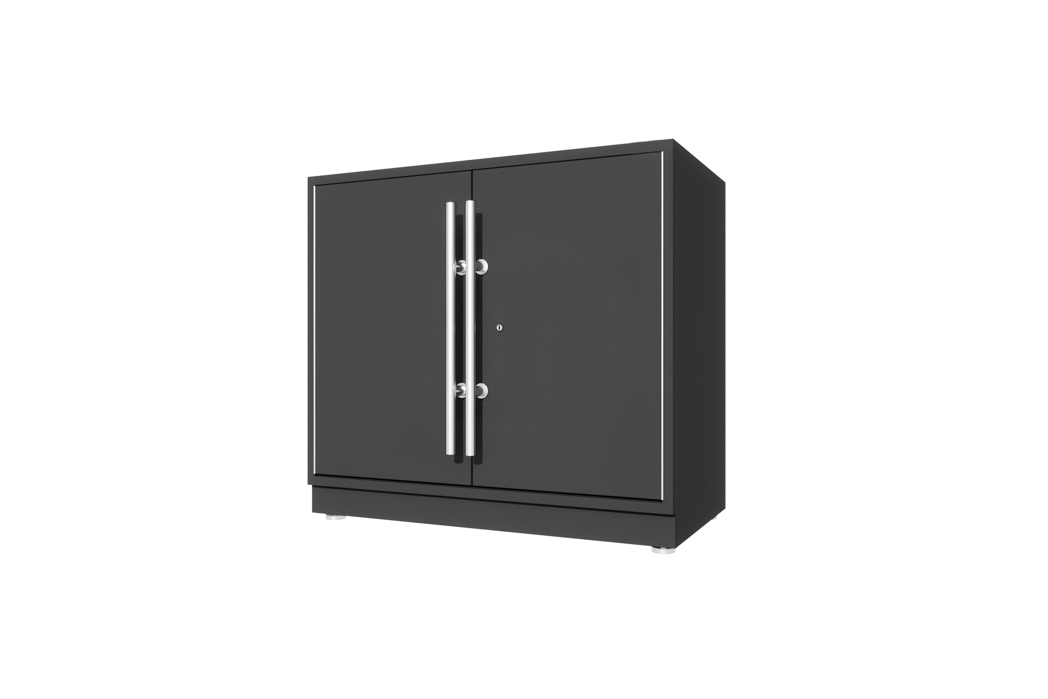 ProSlat LUX 2 Door Base Cabinet - 40 Inch Wide Wall Mounted Storage for Kitchen, Bathroom & Garage Organization