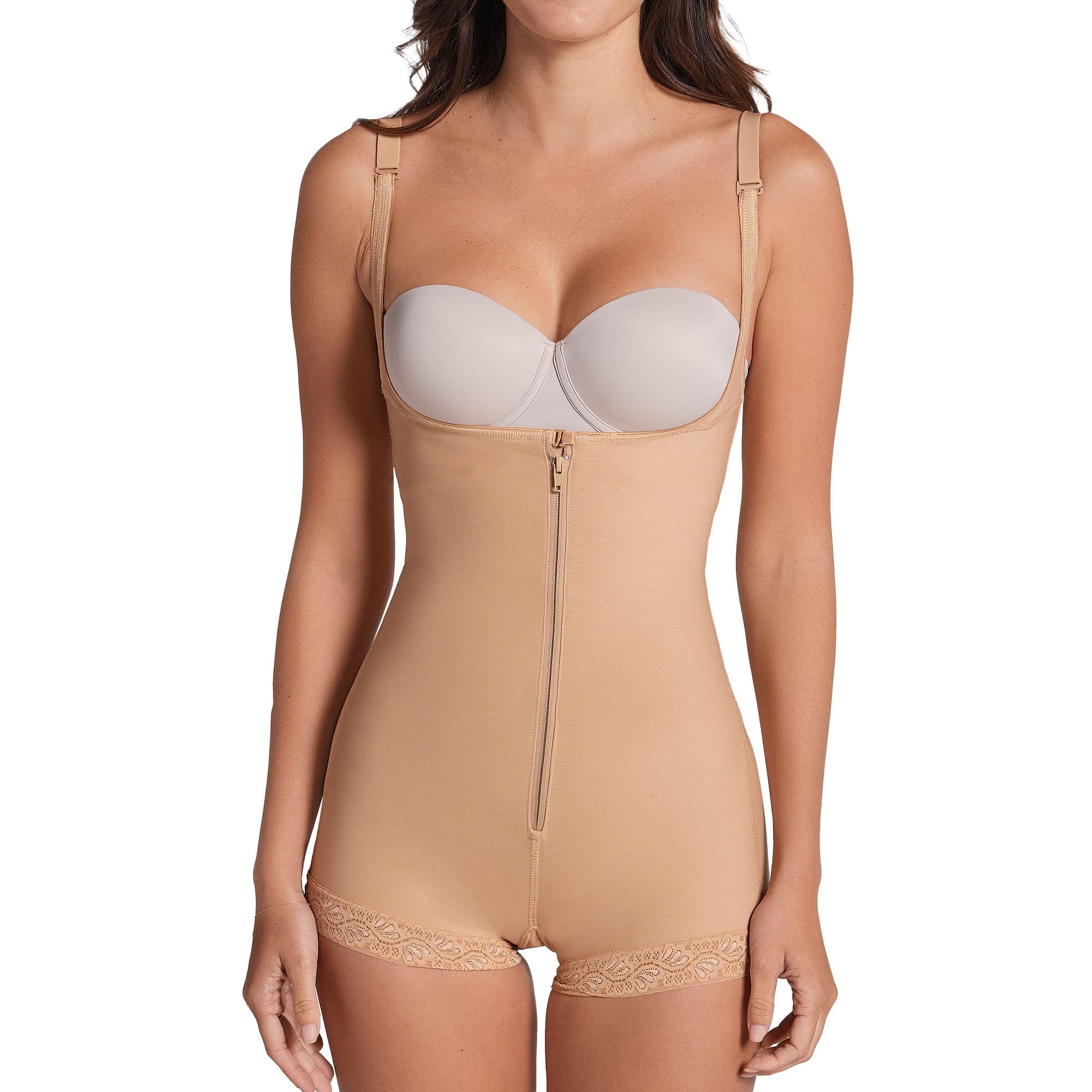 Leonisa Women's Shapewear Bodysuit - High Waist Tummy Control Body Shaper for Slimming & Smoothing - Perfect for Dresses, Workwear & Special Occasions
