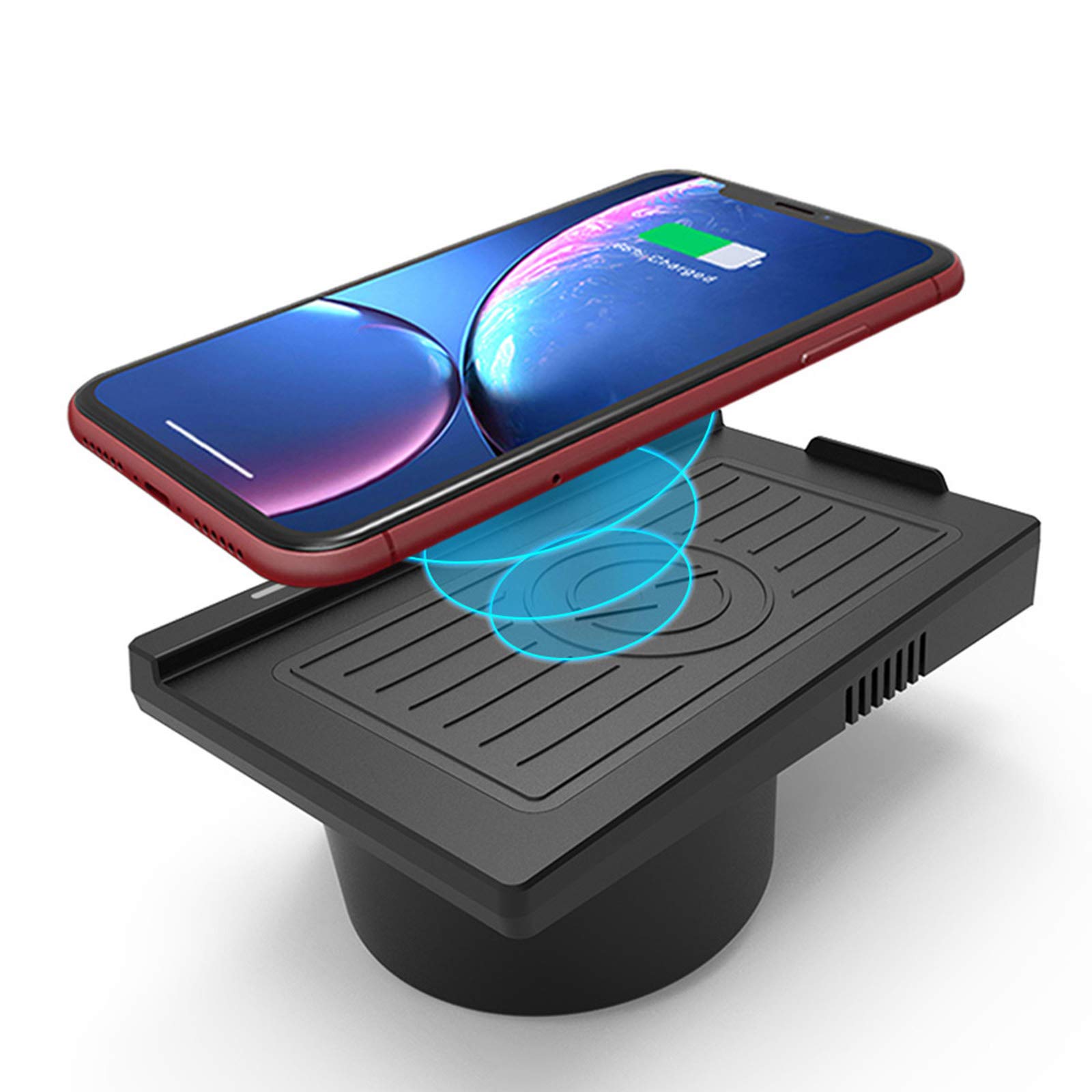 BMW X5 X6 2014-2018 Wireless Car Charger - 10W Qi Fast Charging Pad for iPhone 11/11 Pro/11 Pro Max/XR/X, Samsung Galaxy S20/S20+/Note 10/S10/S9 - Perfect for Road Trips & Daily Commutes