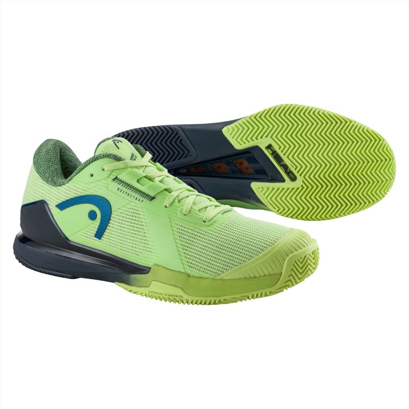 HEAD Sprint Pro 4.0 Clay Court Tennis Shoes for Men - Lightweight Performance Footwear for Clay Court Play & Training