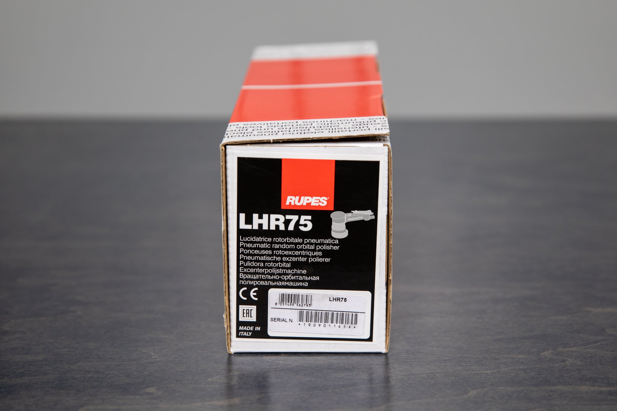 RUPES LHR75 3 BigFoot Random Orbital Pneumatic Polisher - Professional Car Detailing Tool for Paint Correction & Buffing - Perfect for Auto Shops & DIY Enthusiasts