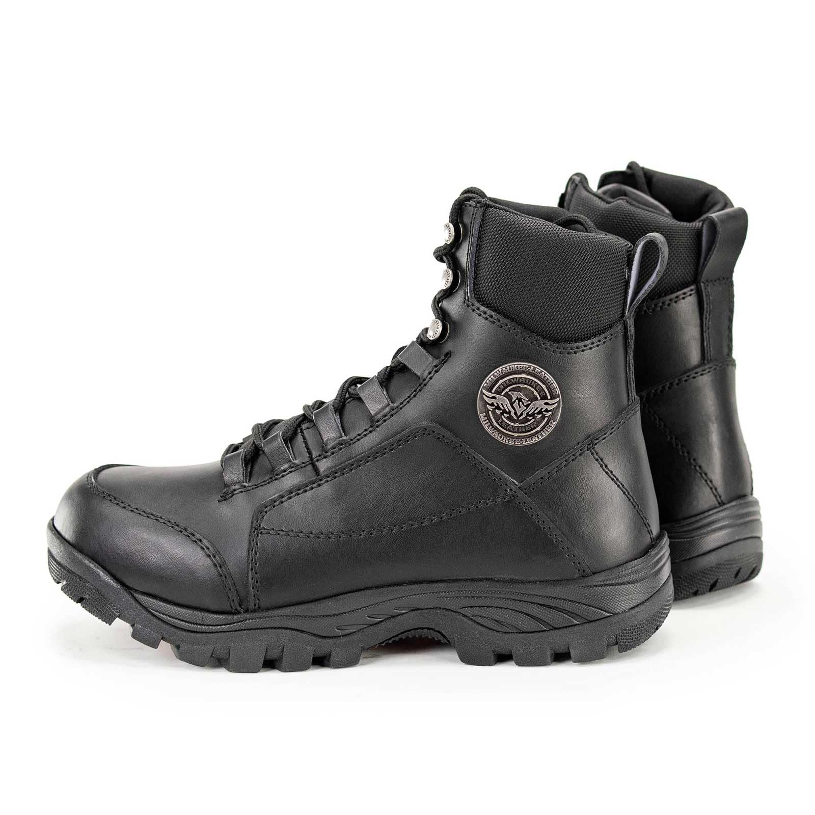 Milwaukee Leather Men's Military Tactical Boots - Durable Combat & Work Boots for Outdoor, Hiking & Tactical Use