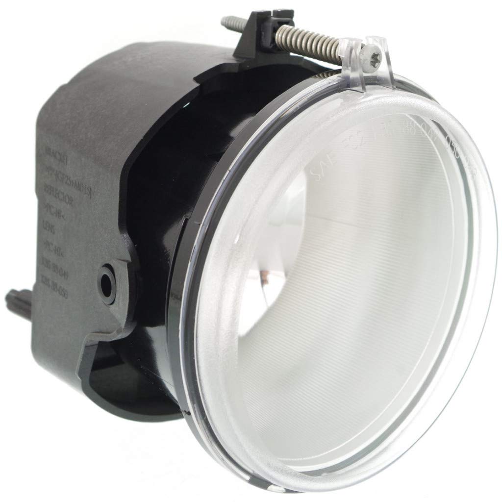 2006-2009 Jeep Commander Fog Light Assembly - DOT Certified Replacement for CH2592135 (Driver or Passenger Side, Includes Bulbs) | Durable Car Lights for Off-Roading & Night Driving