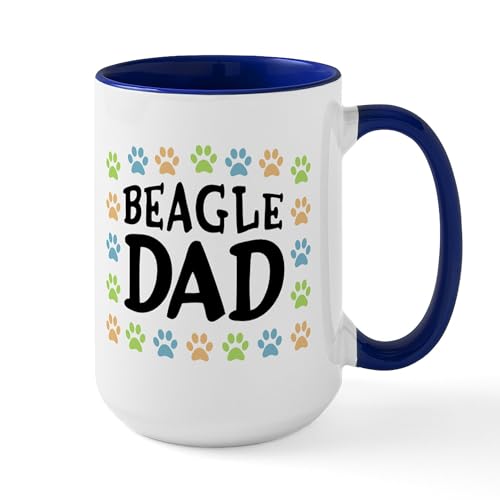 White/Navy Inside - Beagle Dad