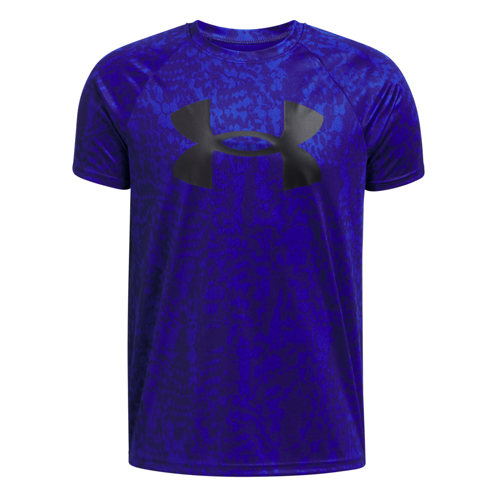 Under Armour Boys' Youth Tech Big Logo T-Shirt - Moisture-Wicking, Breathable & Comfortable for Sports, School & Everyday Wear