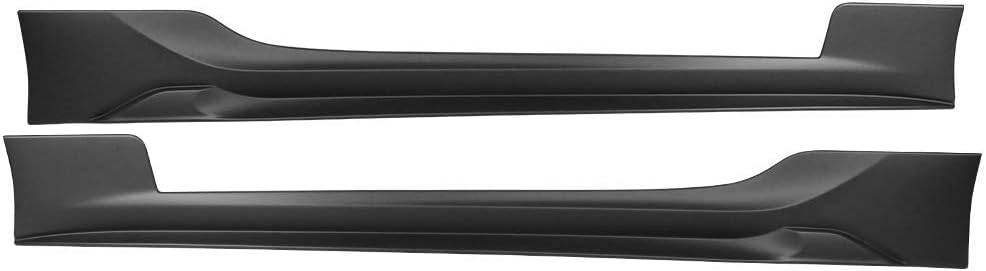 2017-2020 Toyota 86 TRD Style Side Skirts - Black PP Unpainted Rocker Panel - Matte Finish - Perfect for Car Enthusiasts & Street Racing Upgrades