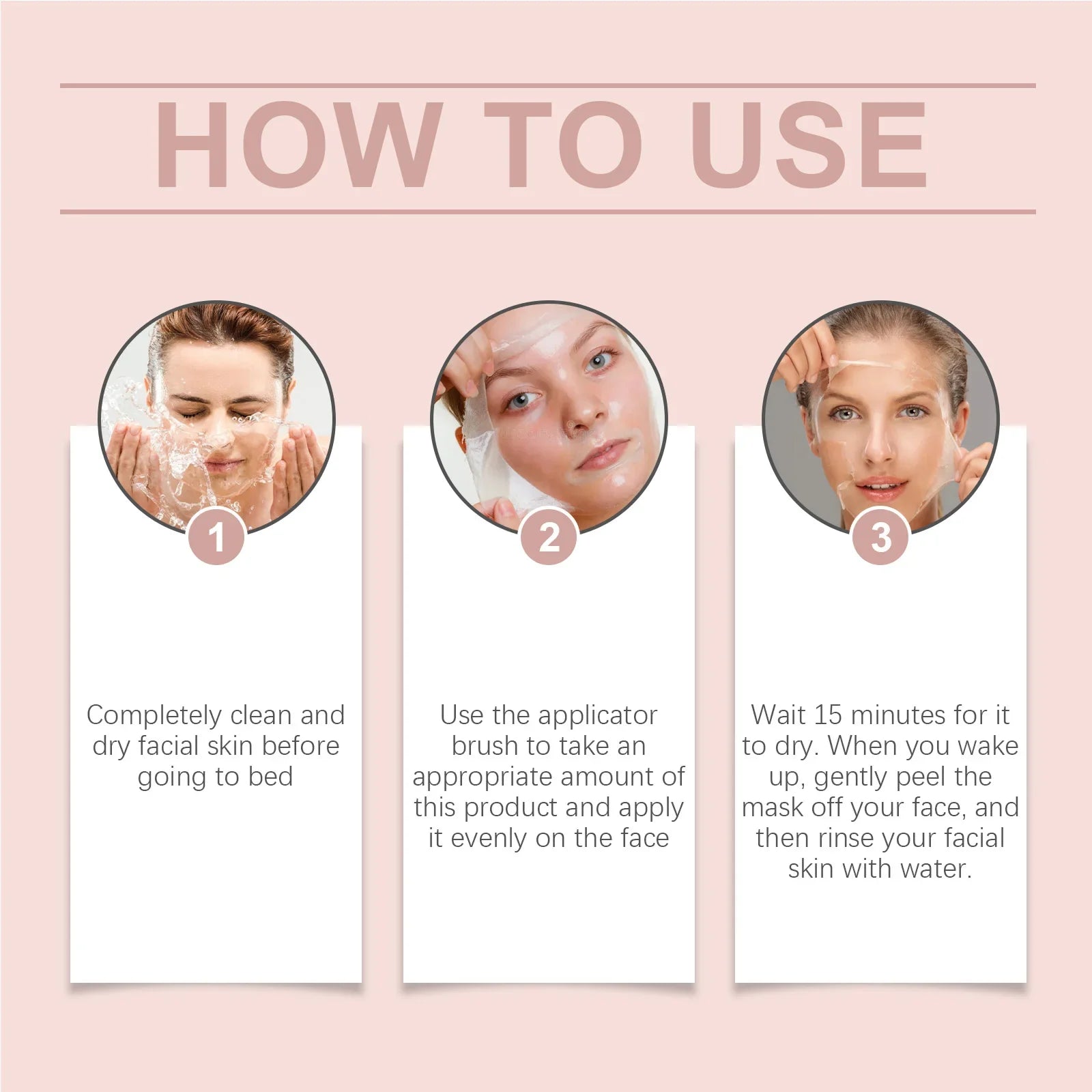 Best Collagen Night Mask for Anti-Aging & Skin Rejuvenation - Deep Hydration & Wrinkle Reduction - Perfect for Nighttime Skincare Routine & Beauty Sleep