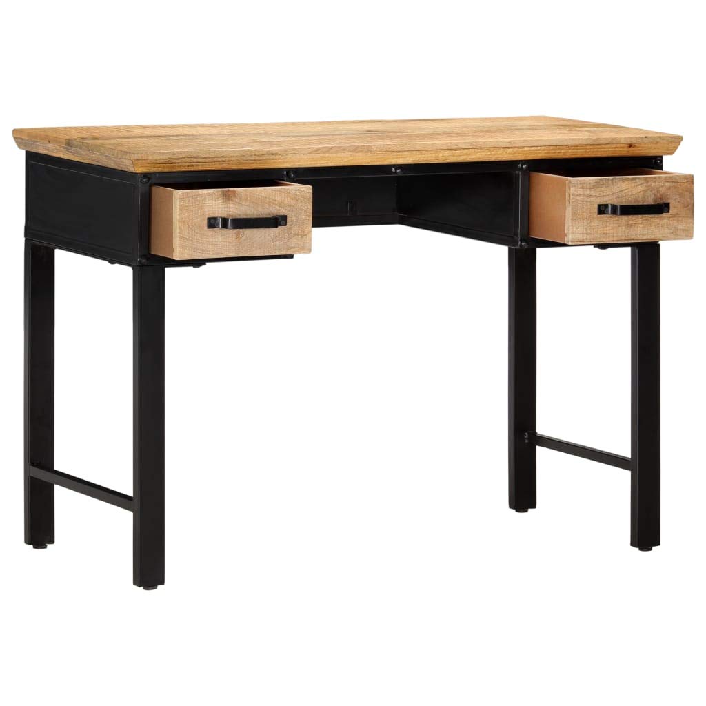 Compact Mango Wood Desk 43