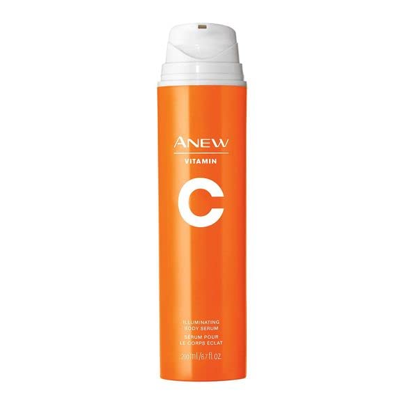 anew Vitamin C Illuminating Body Serum - Brightening & Hydrating Skin Treatment for Dull Skin | Perfect for Daily Use & Post-Sun Care