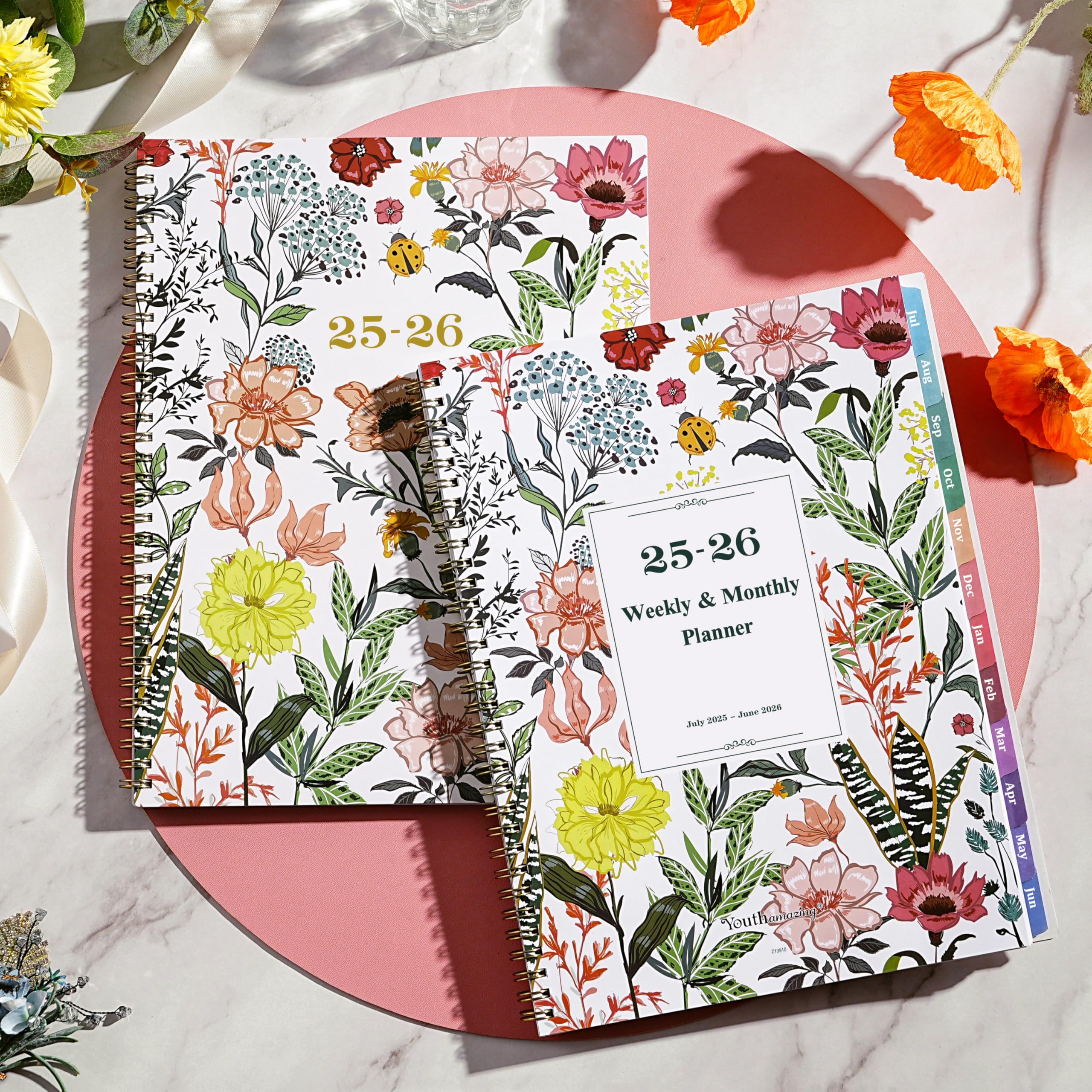 2025-2026 Academic Planner | July 2025 - June 2026 Weekly & Monthly Planner | 8.5