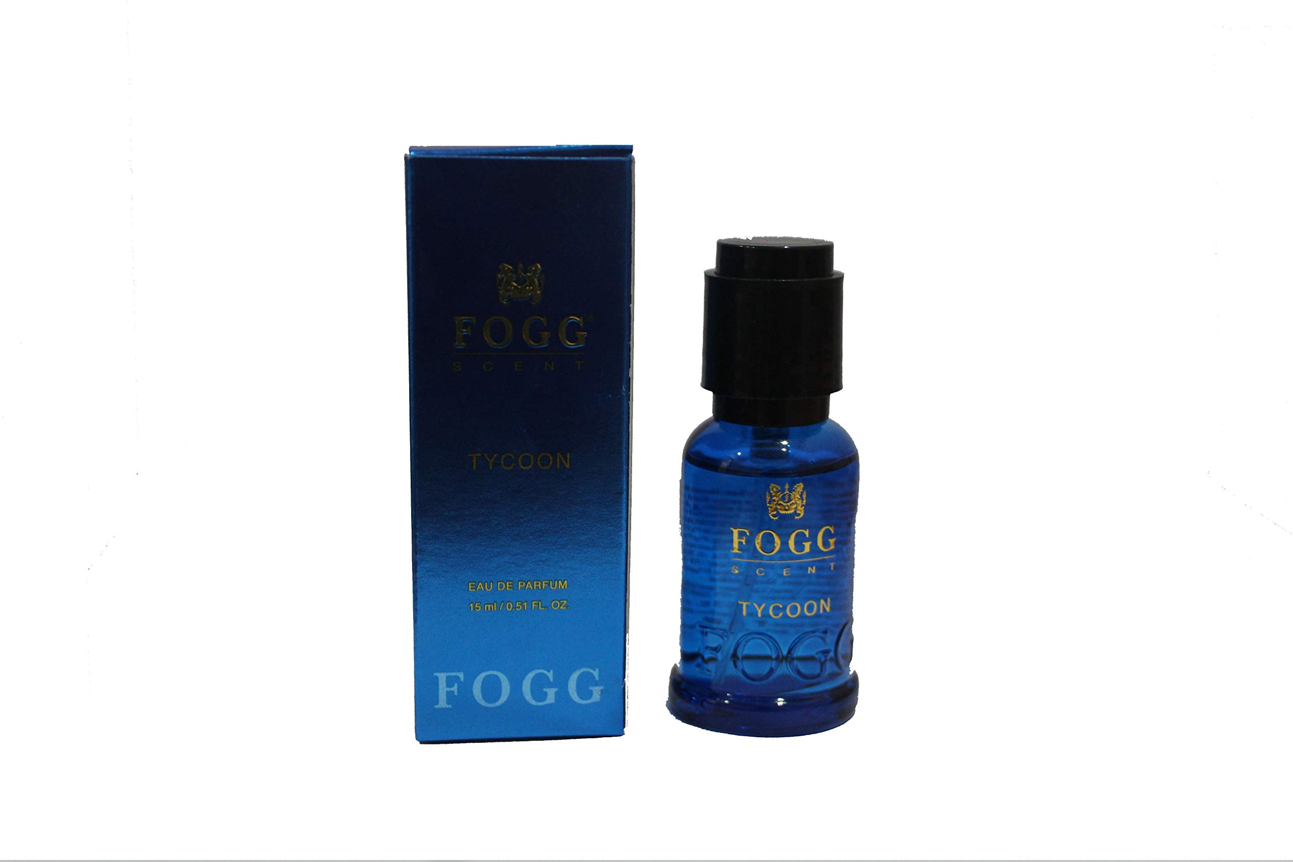 Fogg Fresh Scent Tycoon Spray Perfume for Men, 15ml - Long Lasting Cologne with Musk Notes - Perfect for Daily Wear, Office & Special Occasions