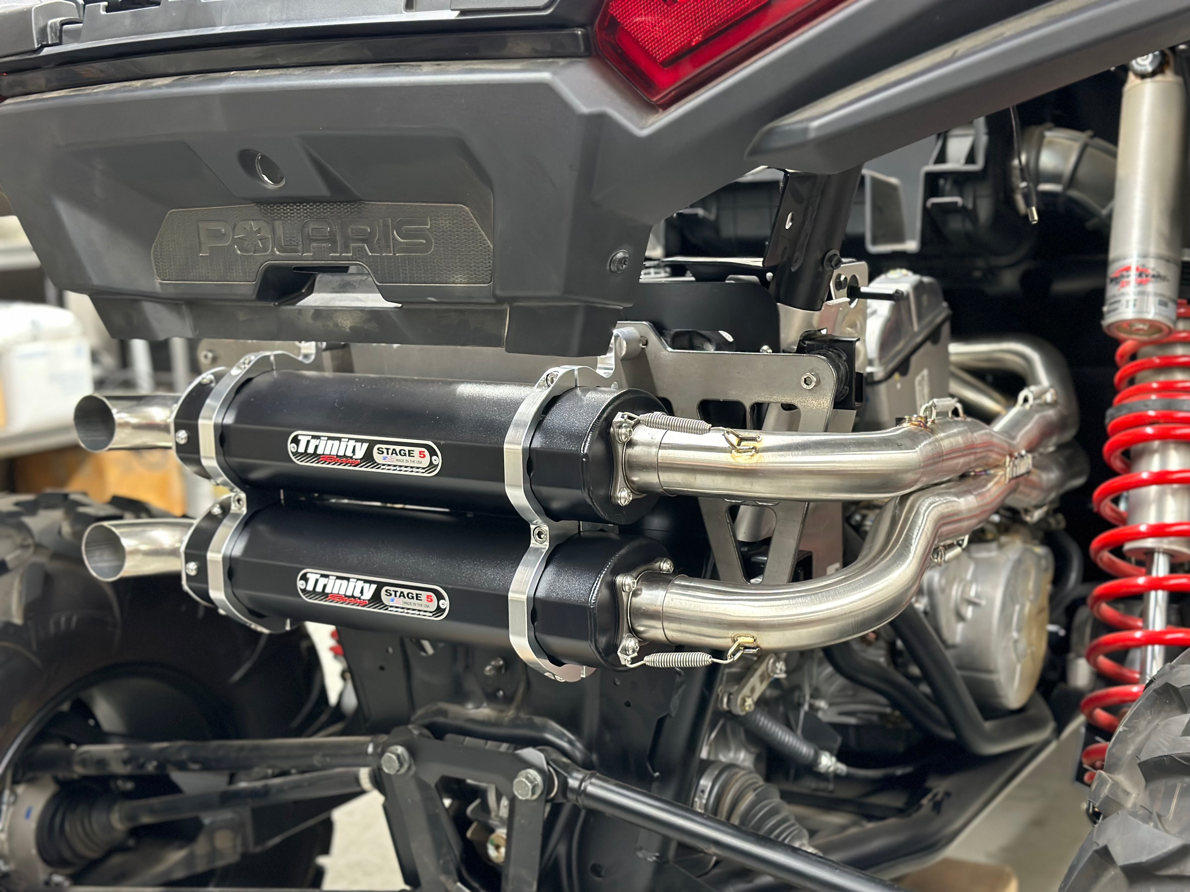 2024 RZR XP 1000 Full Exhaust System - High Performance Upgrade for Off-Roading & Trail Riding Adventures