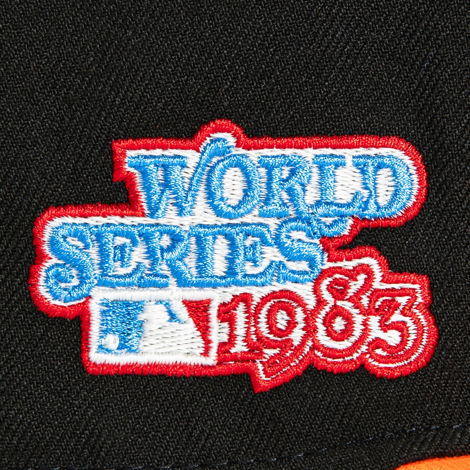 New Era 59Fifty A-Frame Glow Chain Stitch Baltimore Orioles 1983 World Series Patch Snapback Hat - Black & Orange - Official MLB Licensed Baseball Cap for Men & Women - Perfect for Games, Collecting & Streetwear Fashion