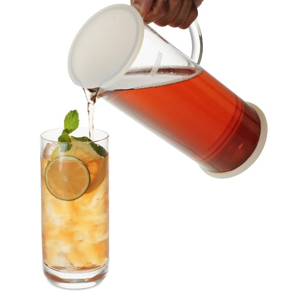 FORLIFE Lucent Glass Tea Jug with Removable Capsule Infuser - Perfect for Loose Leaf Tea, Iced Tea & Herbal Infusions at Home or Office