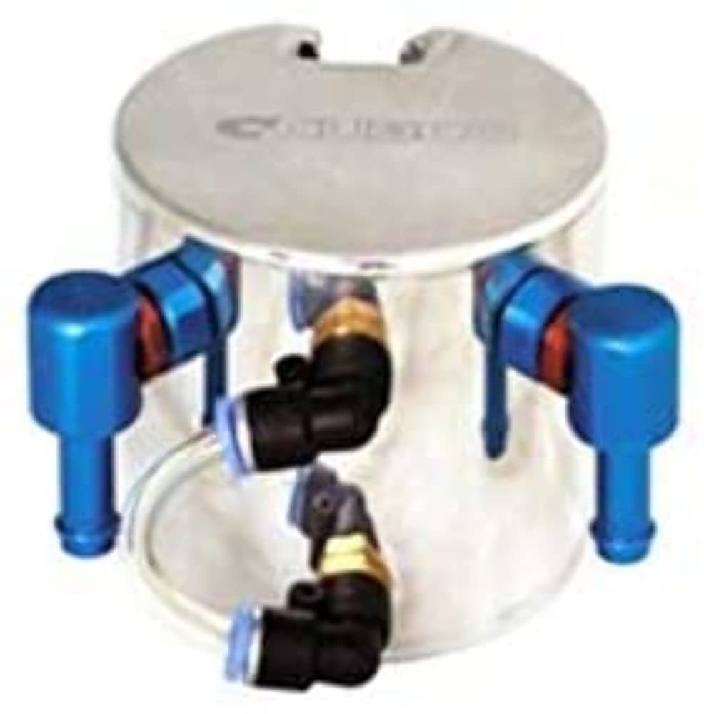 High Performance Oil Catch Can 0.3L Capacity for Subaru WRX STI (2002-2007) - Round Type with GDB Application - Prevent Engine Oil Blow-by for Turbocharged Vehicles