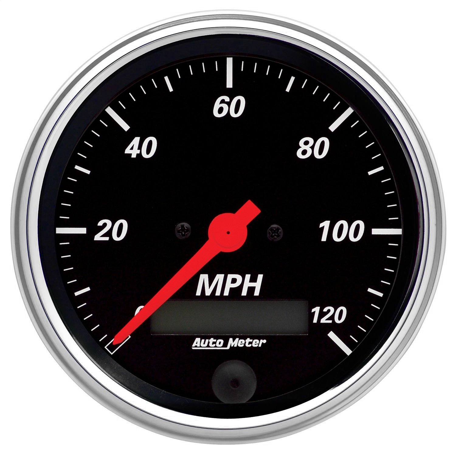 AUTO METER 1480 Designer Black Electric Programmable Speedometer - 3.375 Inch Digital Gauge for Cars, Trucks & Motorcycles | Perfect for Performance Tuning & Custom Dash Installations