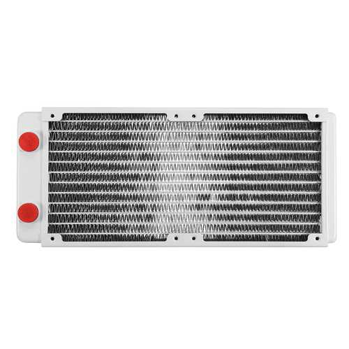 240mm Copper Computer Water Cooling Radiator - 13 Tubes High Performance Heatsink for PC Gaming & Overclocking - Perfect for Custom Liquid Cooling Systems