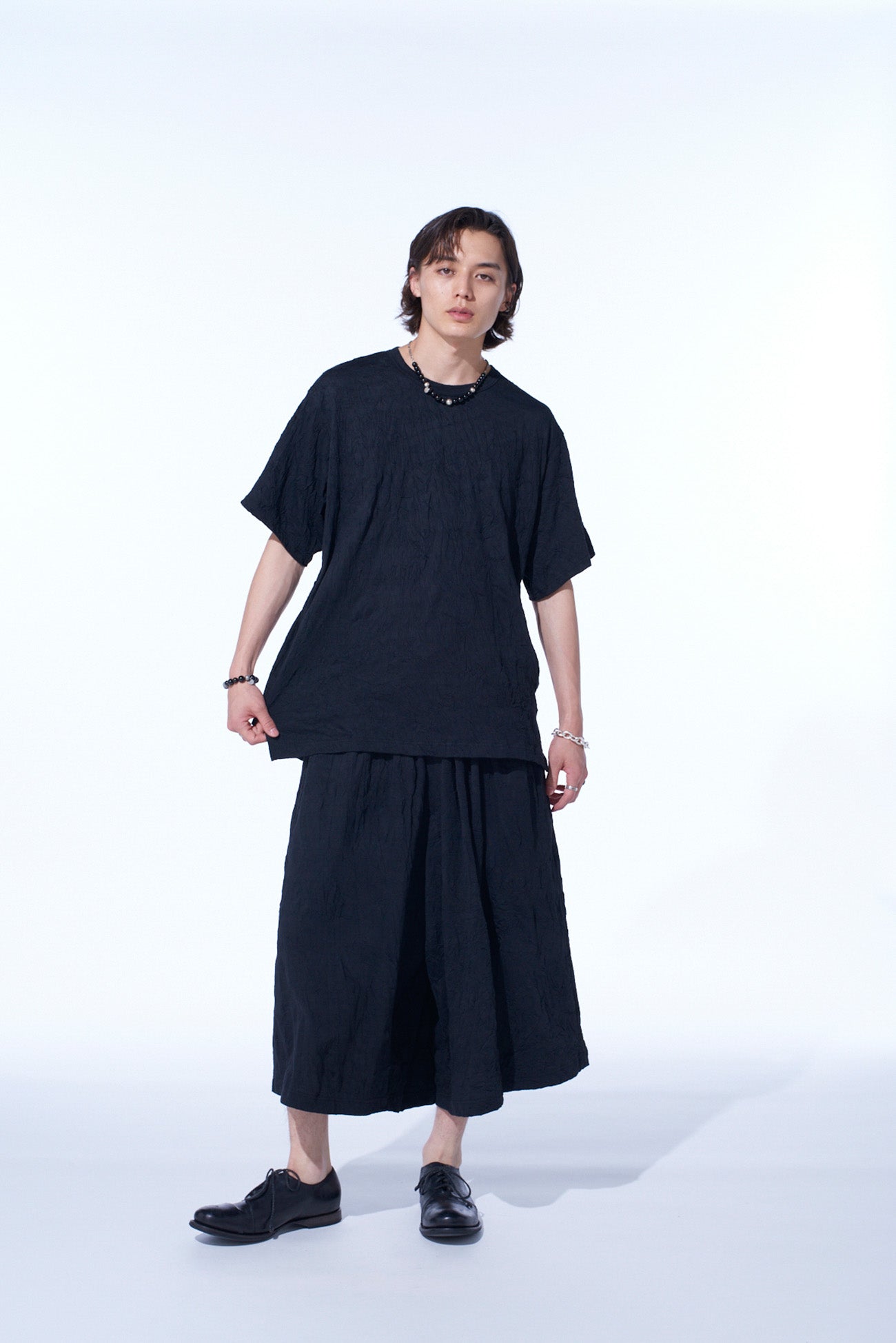 **Men's Round Neck Jersey T-Shirt - Soft Cotton Washer Finish Tee for Casual Wear & Everyday Comfort**