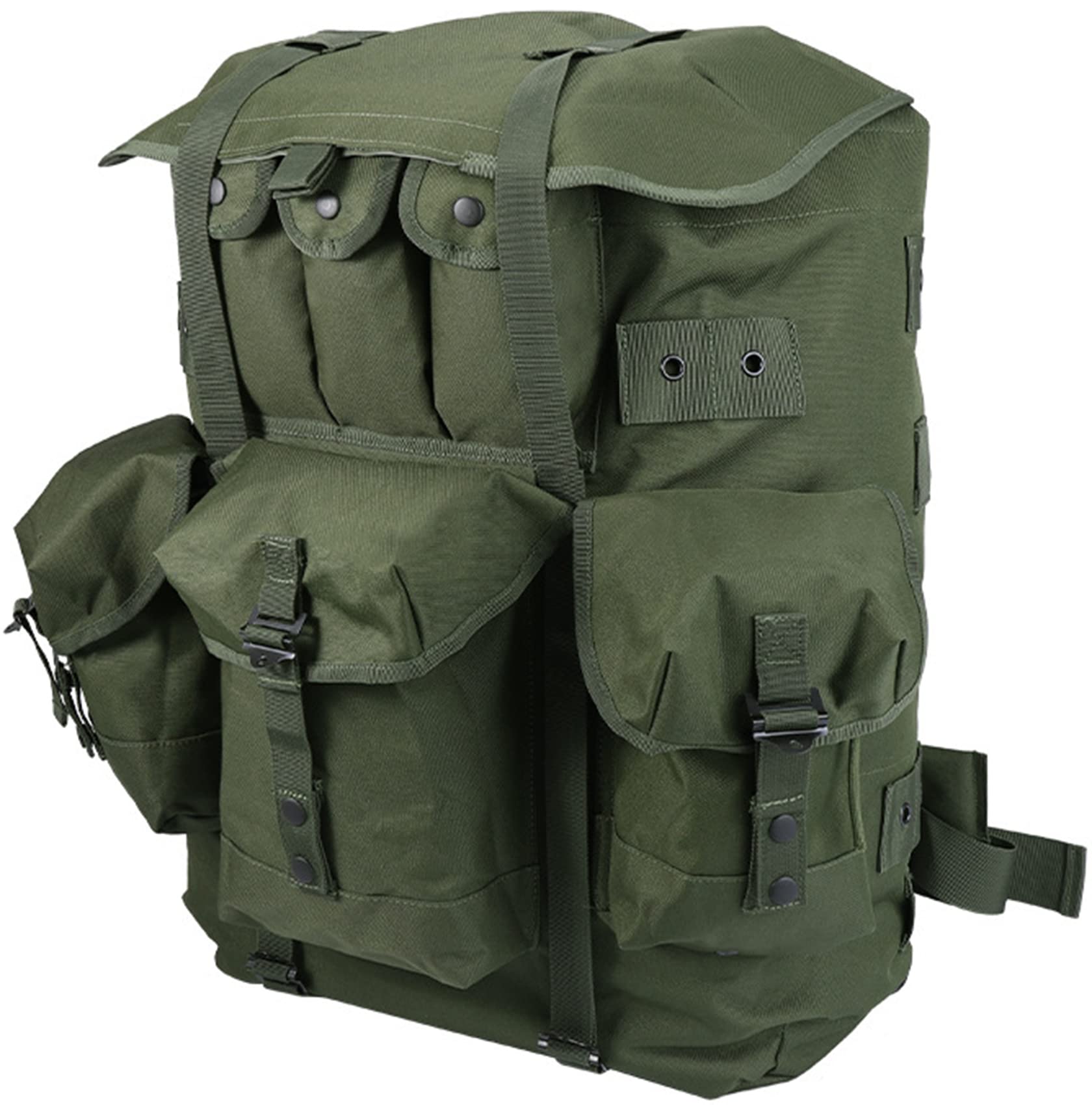 GAOYUH 60L Army Green Tactical Backpack - Waterproof Military Rucksack for Camping, Hiking, Trekking & Hunting | Durable Outdoor Daypack for Travel & Adventure