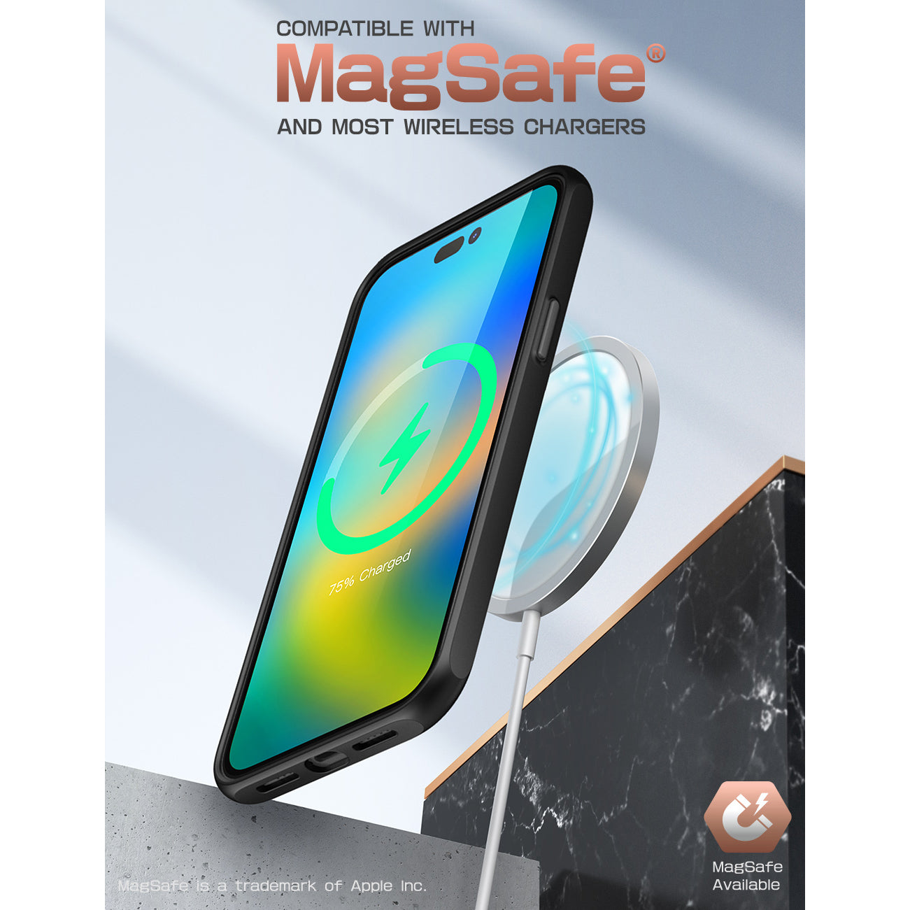 iPhone 14 Pro Max 6.7 Inch Case - Slim Clear Protective Cover with Unicorn Beetle Style | Shockproof & Scratch Resistant | Perfect for Everyday Use, Travel & Outdoor Activities