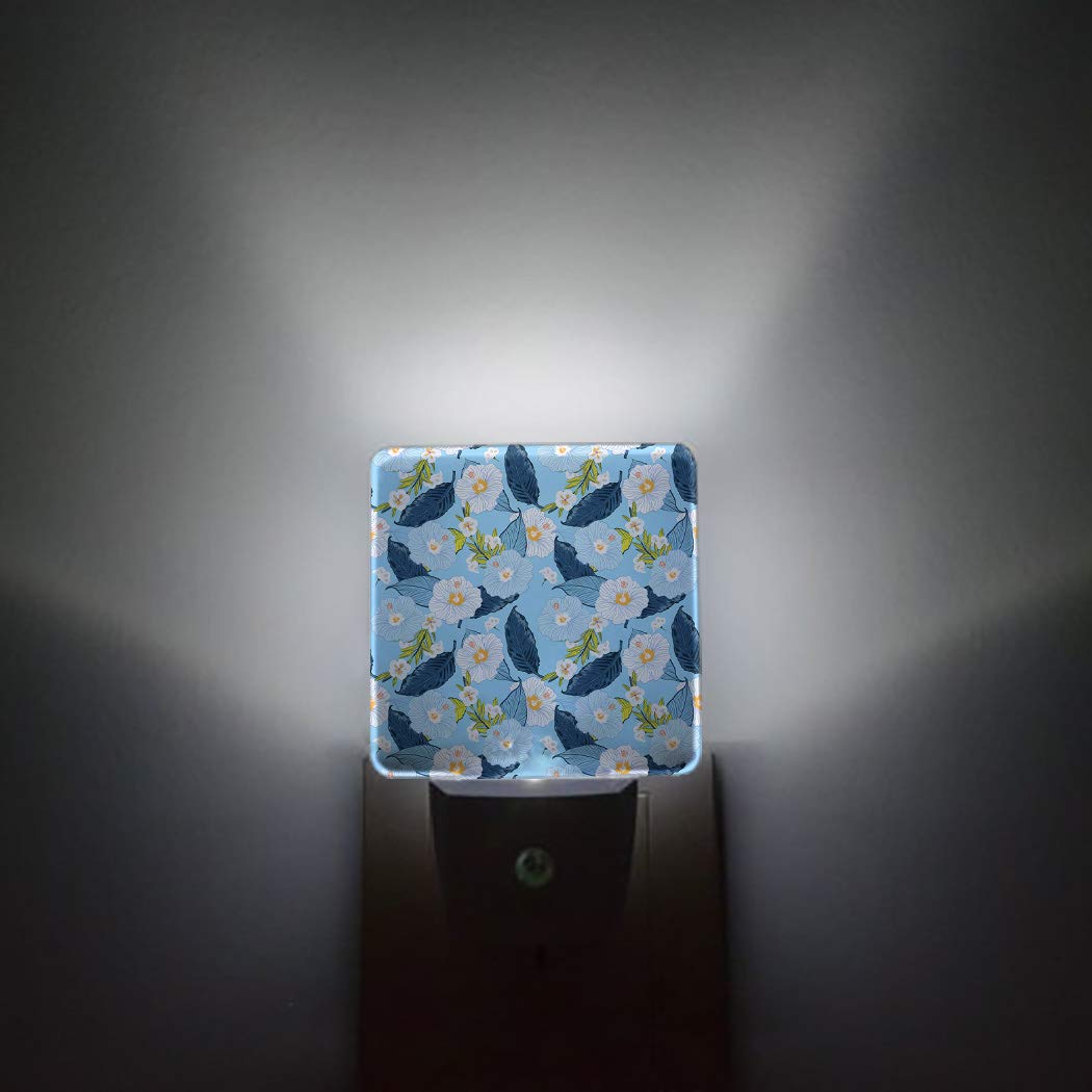**LED Night Light Plug in with Auto Sensor - Dimmable Square Wall Light for Bathroom, Bedroom, Hallway - Soft Glow for Kids, Adults & Home Decor (Perfect for Nighttime Safety & Ambience)**