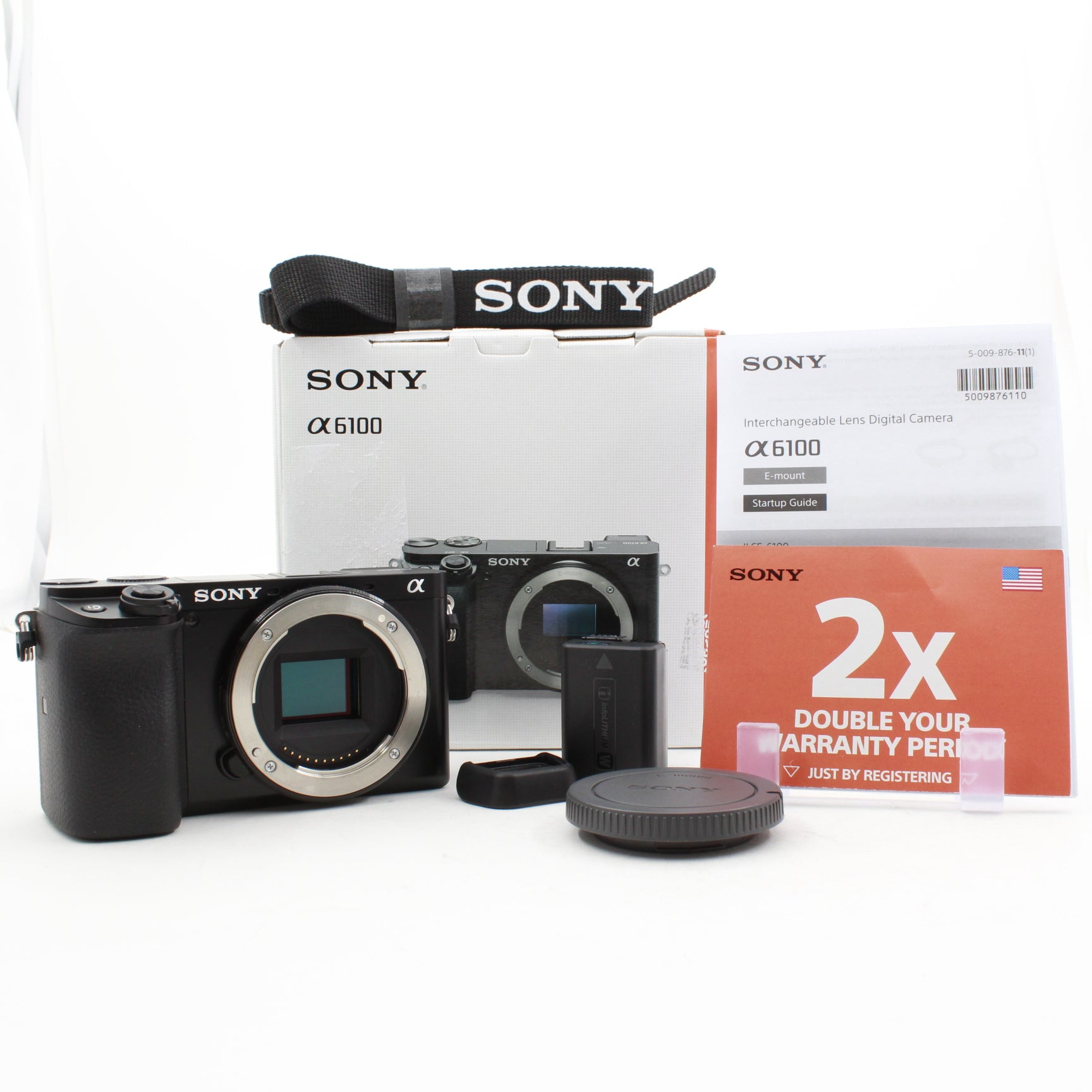 Open Box Sony Alpha a6100 Mirrorless Digital Camera Body Only - Perfect for Vlogging, Travel Photography & Content Creation