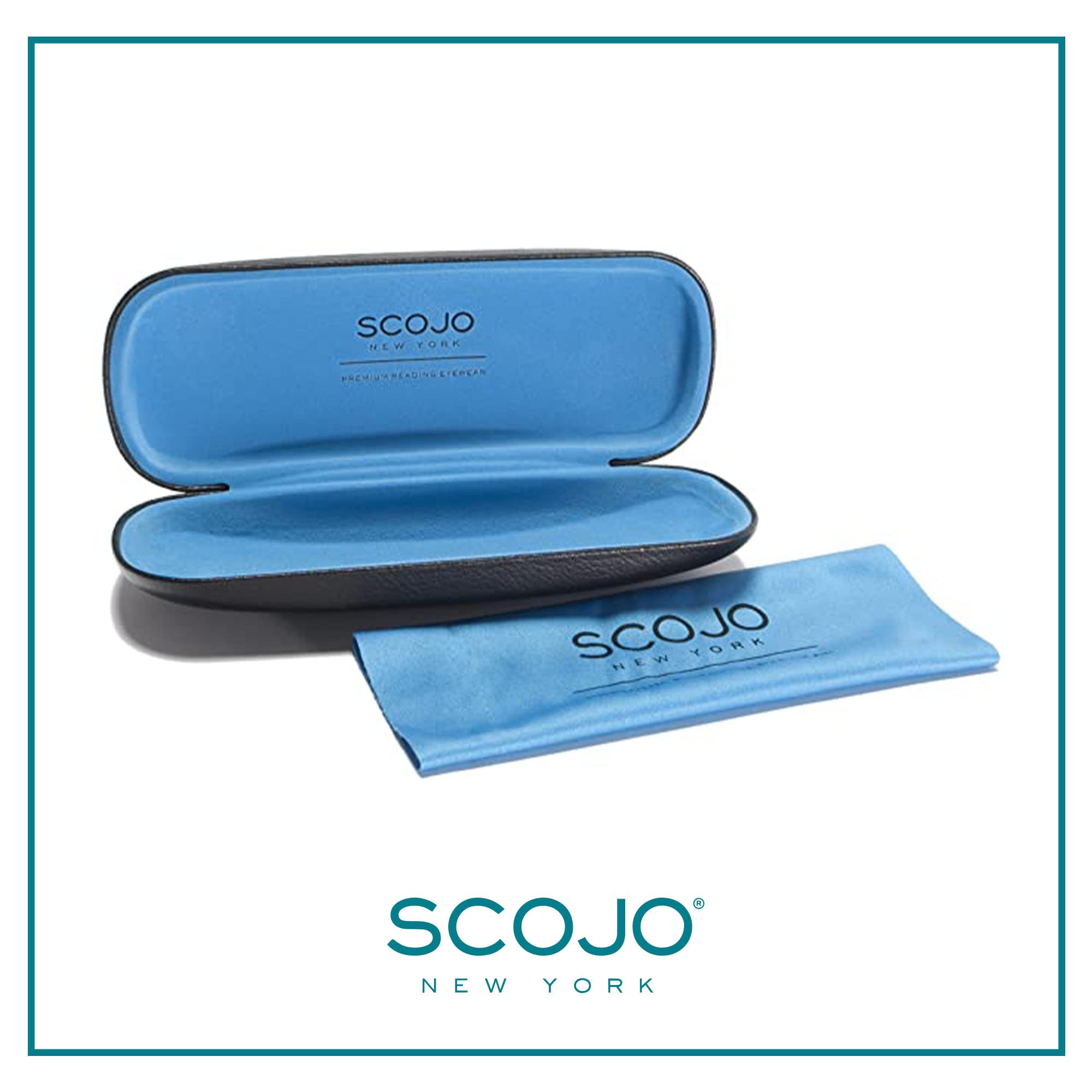 Scojo New York Allen Sun Reading Sunglasses - Handmade Scratch-Resistant Readers for Women & Men | Perfect for Outdoor Reading, Driving, and Beach Activities