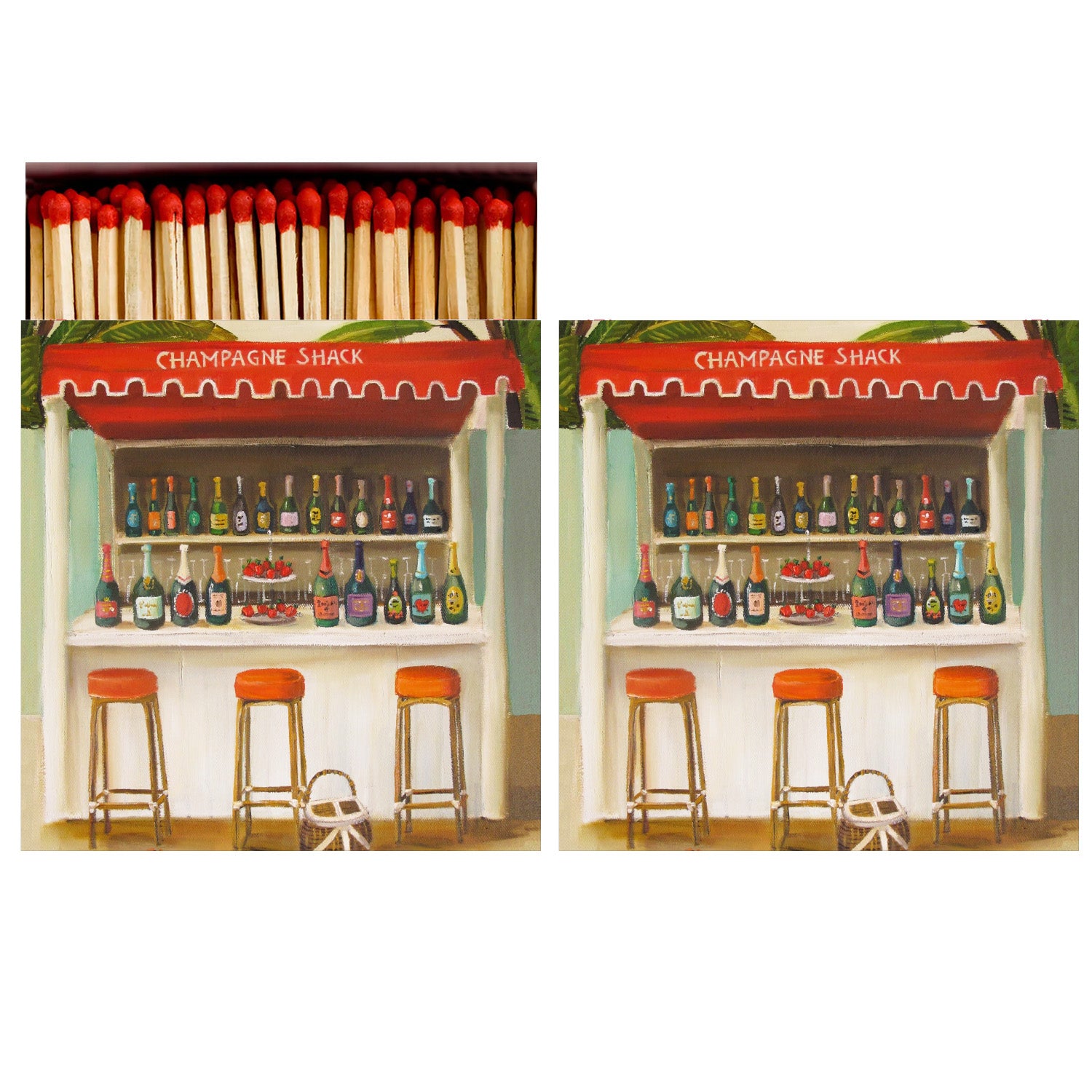 Champagne Shack Matches - Premium Fire Starter for Weddings, Parties & Outdoor Adventures