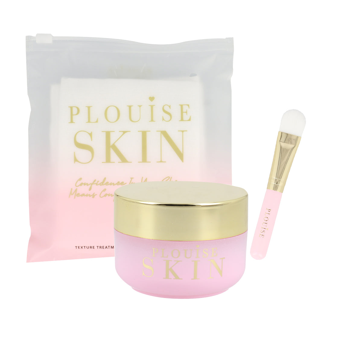 P.LOUISE SKIN Texture Treatment & Muslin Cloths - Exfoliating Facial Cloths for Smooth Skin | Perfect for Daily Skincare Routine & Spa Treatments