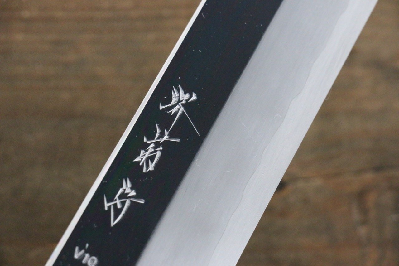Premium Kikumori VG10 Japanese Chef Knife - 180mm Mirrored Finish Kamagata Usuba Blade for Slicing, Dicing & Precision Vegetable Cutting - Ideal for Professional Chefs & Home Cooking Enthusiasts