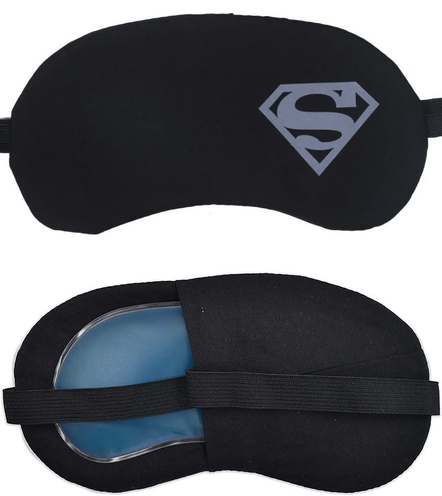 Cooling Gel Eye Mask for Sleeping - Relief Dark Circles, Puffy Eyes & Eye Fatigue | Reusable Sleep Mask for Men & Women | Perfect for Nighttime Relaxation, Travel & Stress Relief (1 Pack)