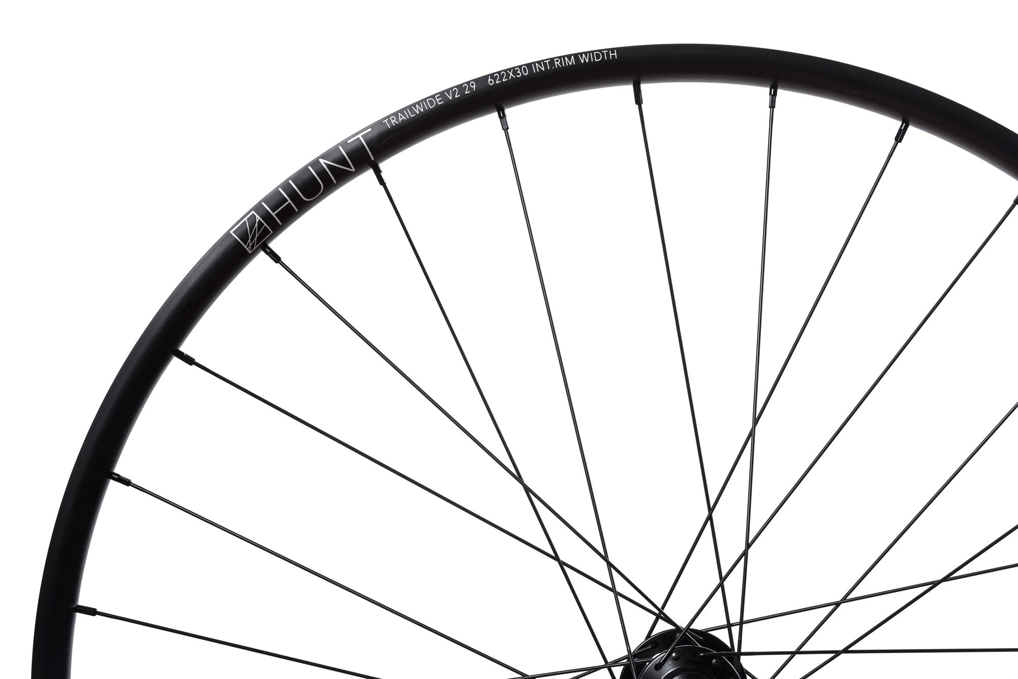 HUNT Trail Wide MTB 29 Wheelset - Lightweight & Durable Mountain Bike Wheels for Trail Riding - Perfect for Off-Road Cycling & Mountain Adventures
