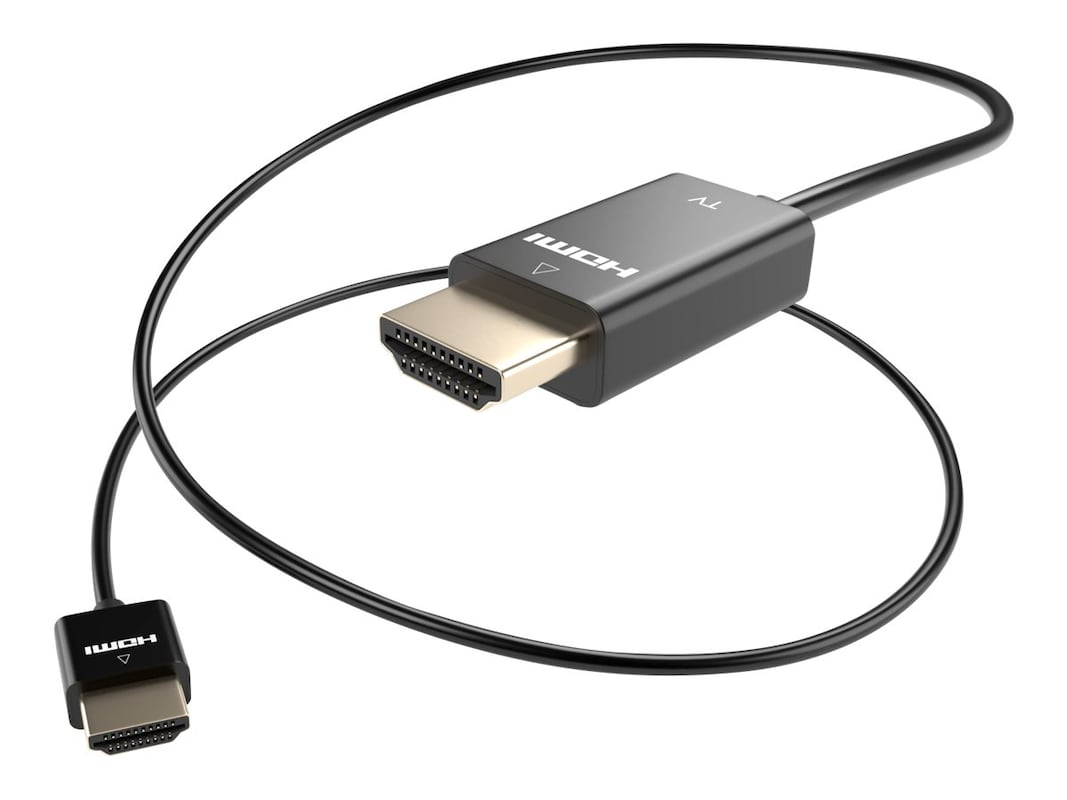 15 Feet Ultra Thin High Speed Active HDMI Cable with Redmere Technology - 4K 60Hz, 18Gbps, Ethernet - for Home Theater, Gaming, PC, TV & Projector