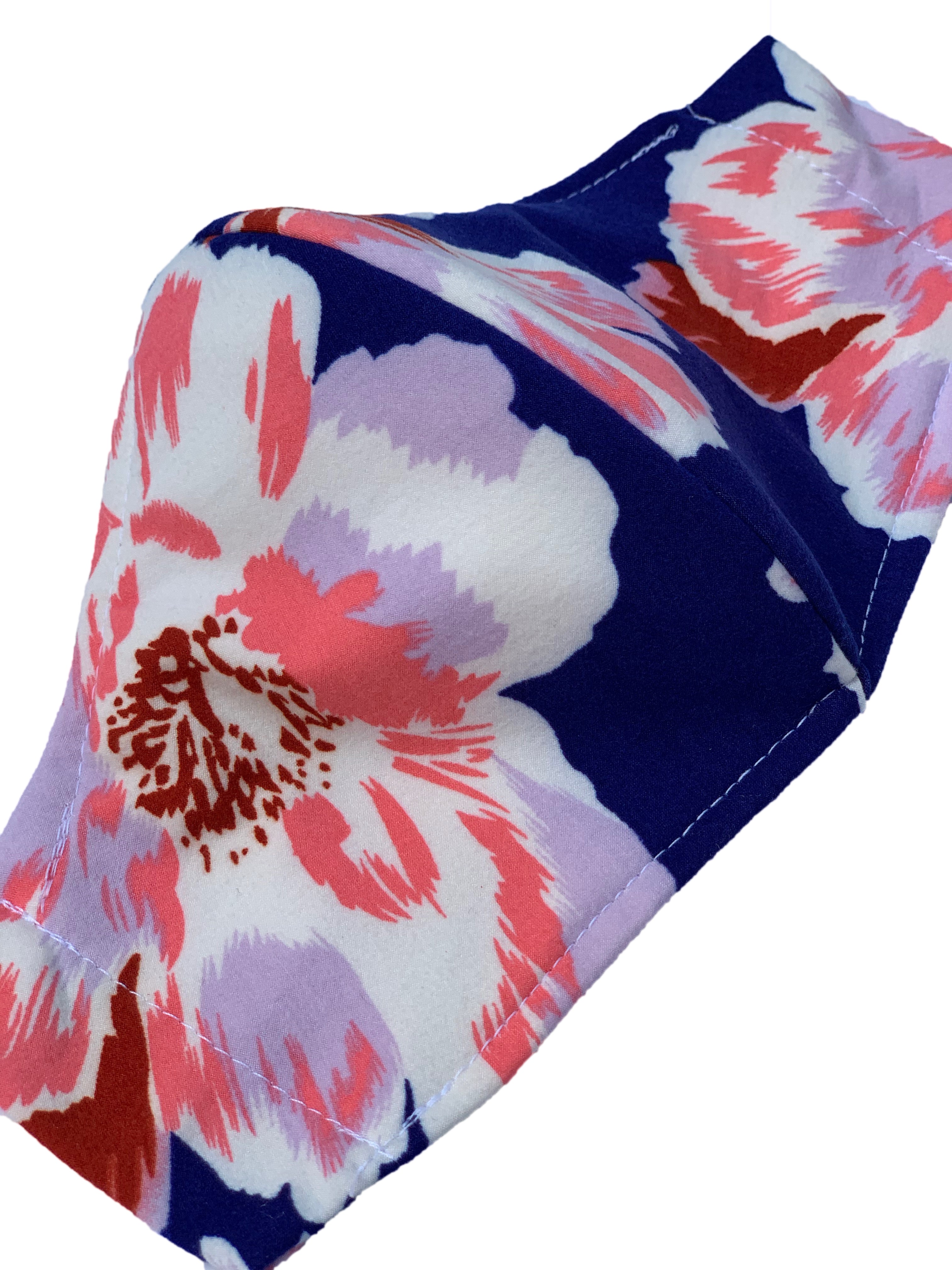 Luau Face Mask - Breathable & Comfortable Hawaiian Party Mask for Festivals, Beach Parties & Themed Events