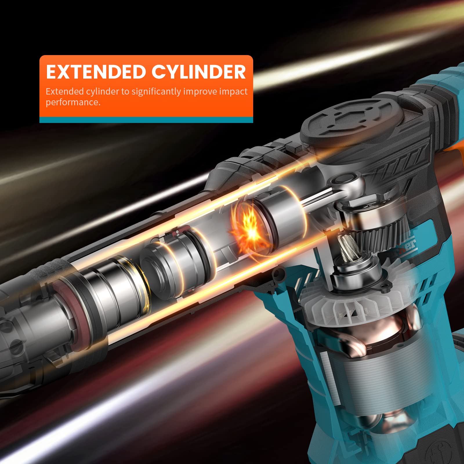Berserker 1300W 12-Pound SDS-Max Demolition Jack Hammer - 1-9/16