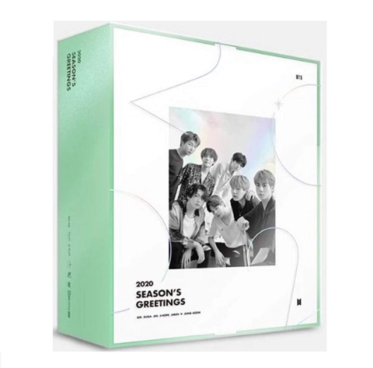 BTS Bangtan Boys 2020 Season's Greetings Calendar Set with Making DVD & Love Yourself 'Tear' Silicon ID Card Badge Holder - Kpop Merchandise for ARMY Fans | Perfect for Collectors, Room Decor, and Fan Meetings