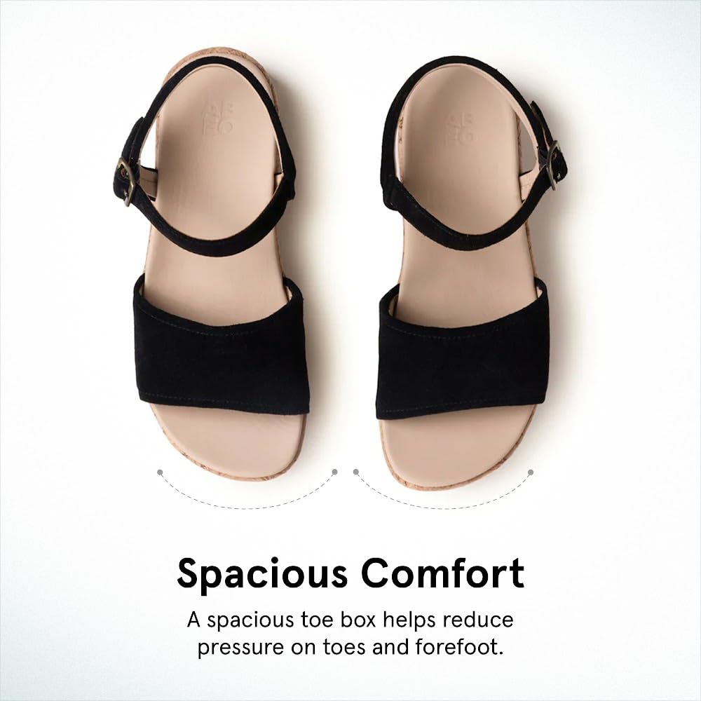 ABEO Solstice Women's Comfort Sandals with Arch Support & Metatarsal Pads - Pain Relief for Ball of Foot - Ideal for Walking, Travel & Everyday Wear