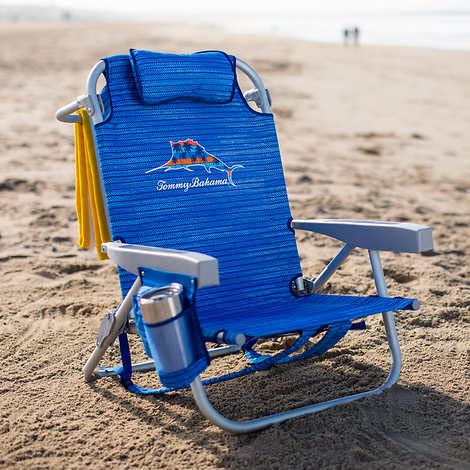 Tommy Bahama Green Backpack Beach Chair - Portable Folding Chair for Outdoor, Beach, Camping & Picnic | Lightweight & Comfortable