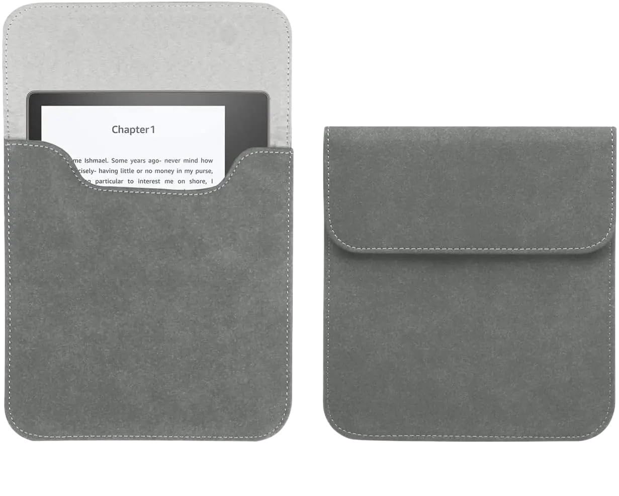 Premium Slim Sleeve Pouch Cover Case for Kindle Oasis 3 & Kobo Libra 2 7