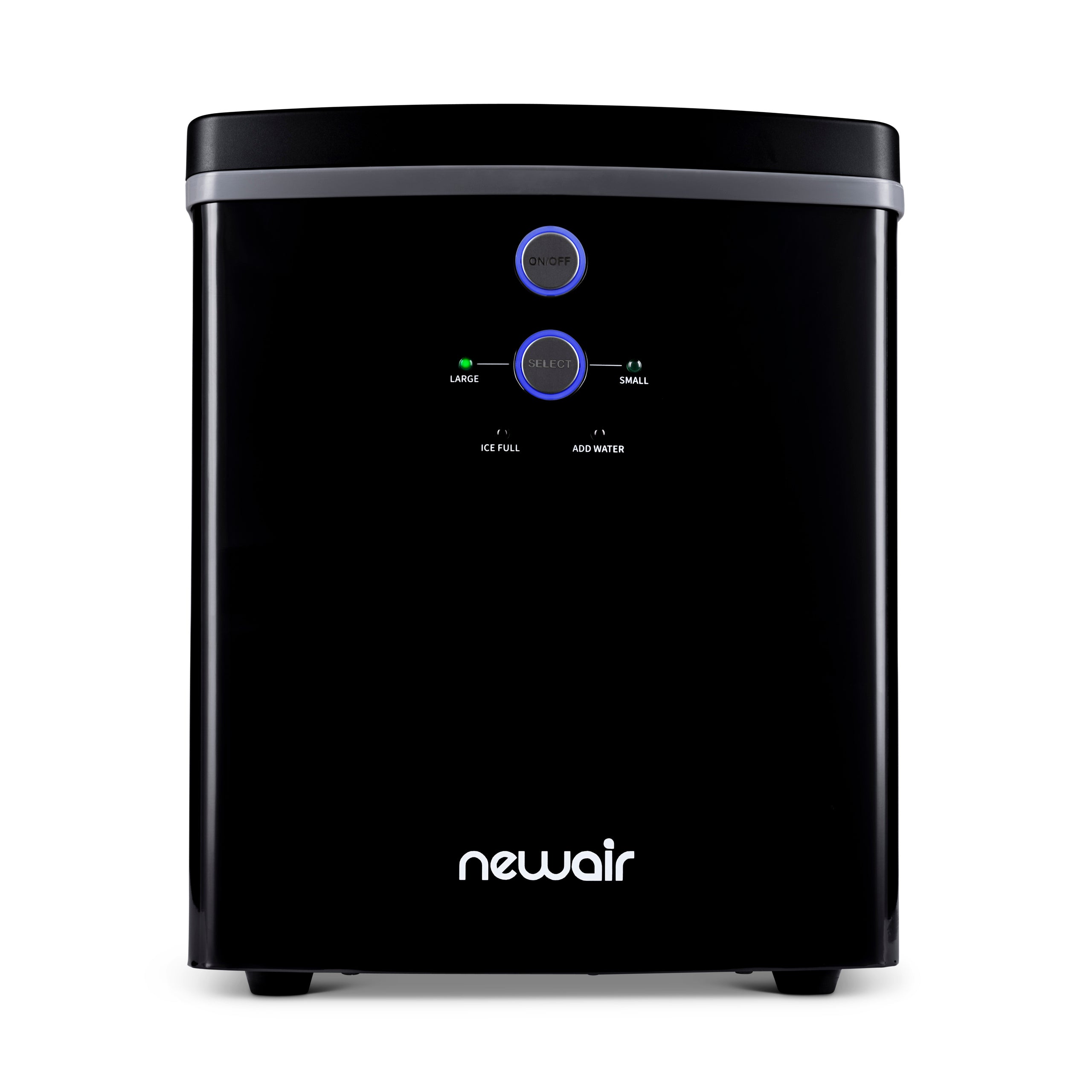 Newair® Countertop Ice Maker - 33 lbs/day, Bullet Ice, Fast & Quiet, Perfect for Home, Office, or Outdoor Use - Black