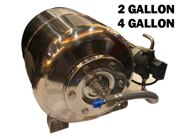 FLO JET 2 & 4.4 Gallon Water Booster Pump System for RV, Boat & Home Use - High Pressure Water Flow - Free Shipping USA