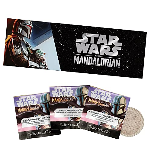 Star Wars The Mandalorian Tea Sampler Gift Set - 30 Premium Tea Bags (Assorted Flavors) | Perfect for Star Wars Fans, Tea Lovers & Unique Gifts