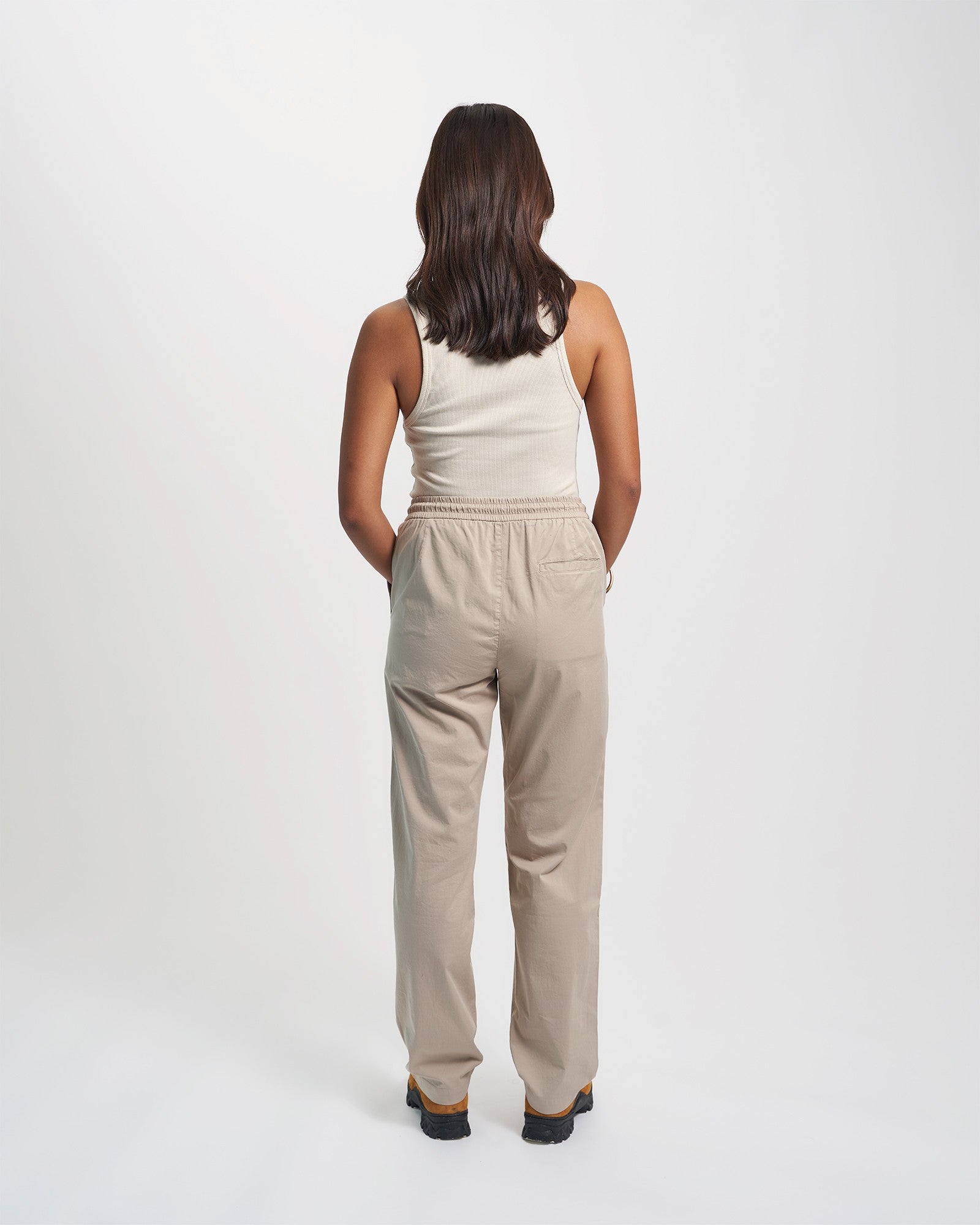 Organic Cotton Twill Pants for Men & Women - Comfortable Navy Blue Casual Trousers for Work, Travel & Everyday Wear