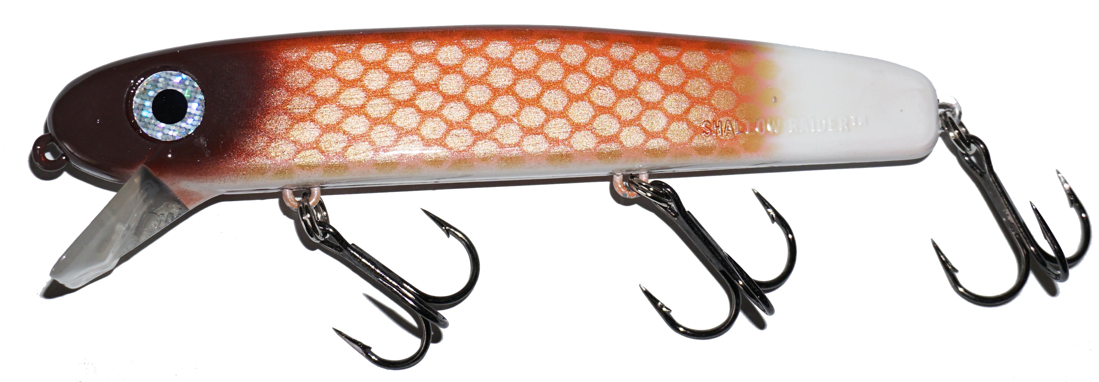 Bucher Custom ShallowRaider 5 Crankbait Fishing Lure - Topwater Bass Fishing Bait for Freshwater & Saltwater - Perfect for Shallow Water, Ponds, and Rivers