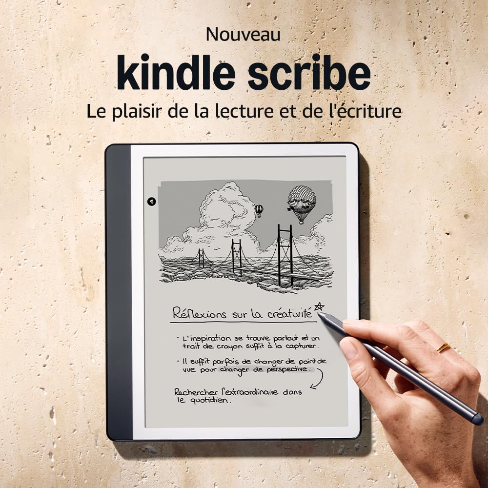 Amazon Kindle Scribe 16GB - Latest E-Reader with Redesigned Screen & Premium Stylus | Perfect for Note-Taking, Reading eBooks & Document Annotation | Tungsten Grey | Ideal for Students, Professionals & Book Lovers
