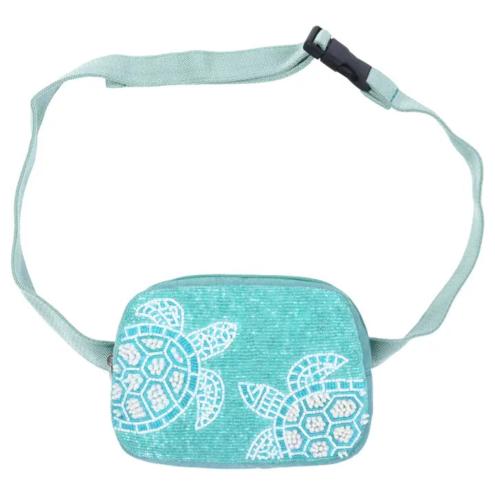 Handmade Beaded Belt Bag for Women - Stylish Crossbody Waist Pack with Adjustable Strap - Perfect for Festivals, Travel, and Everyday Use