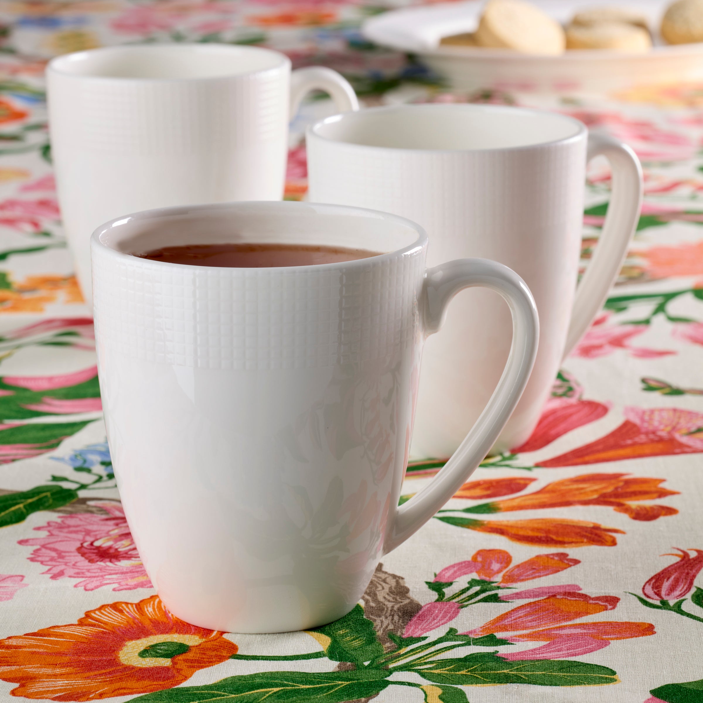 Premium Tuscany Classic Coffee Mugs Set of 6 - Elegant Ceramic Tea Cups with Handles for Home, Office & Gifts - Perfect for Morning Coffee, Afternoon Tea & Hot Beverages
