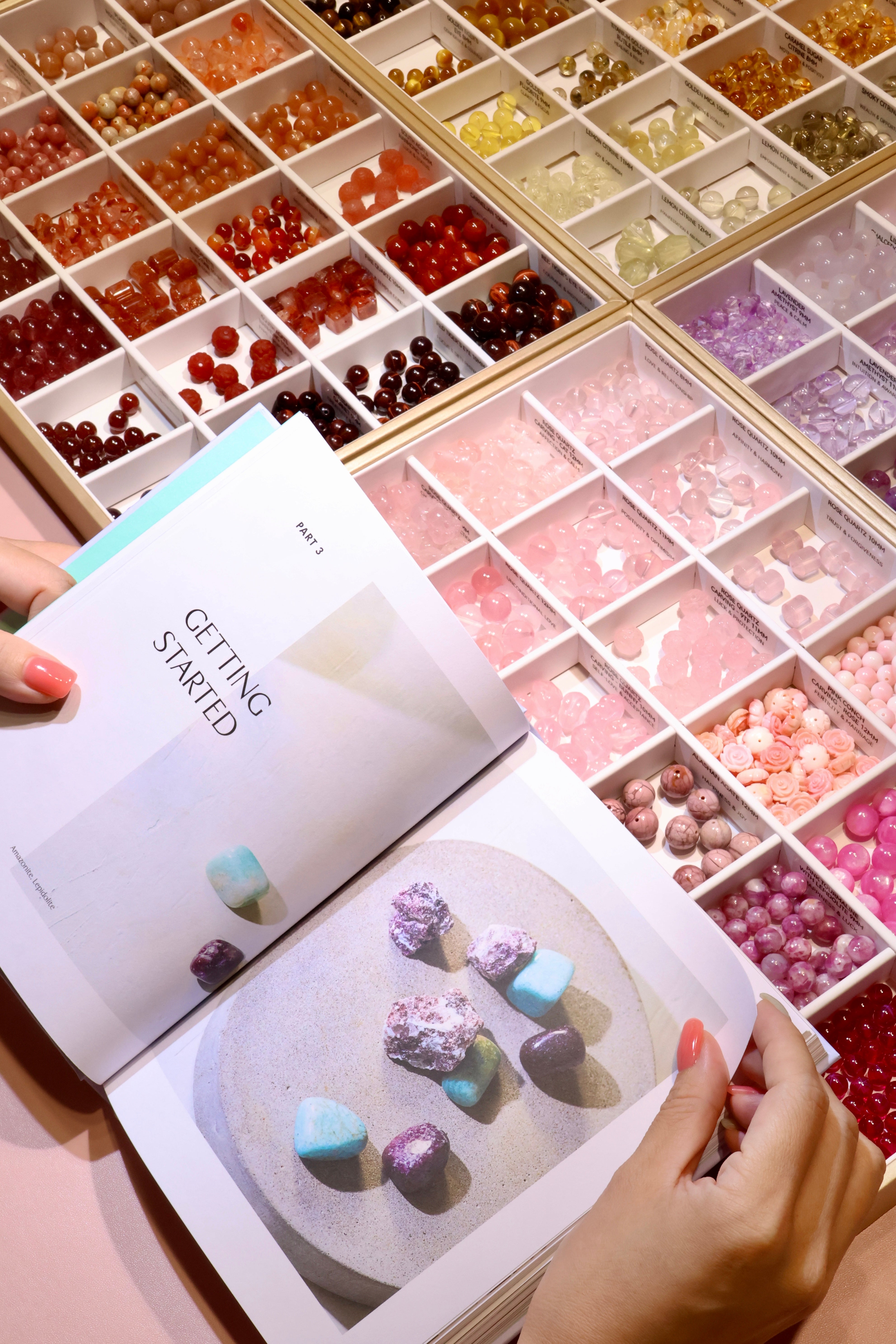 DIY Crystal Bracelet Making Kit - Create Your Own Healing Jewelry for Stress Relief & Meditation | Perfect for Gifts, Crafts & Mindfulness Activities