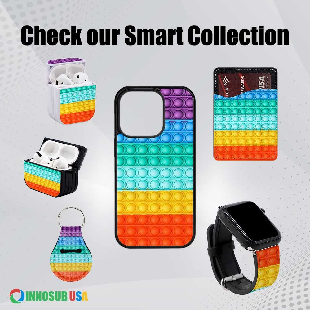 INNOSUB 5-Pack Sublimation Blank Wallet Flip Phone Cases for Samsung Galaxy Note 10 - 3 Credit Card Slots, Dye Sublimation Compatible, Printable Phone Cover (Made in USA) - Perfect for Custom Gifts, Photo Printing & Personal Accessories