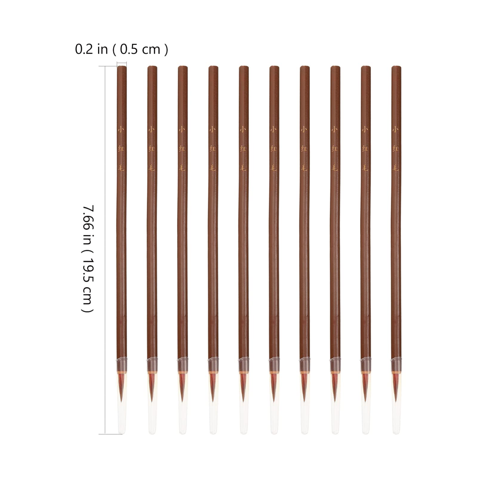 Jojofuny Sumi Ink Set - 10pcs Chinese Calligraphy Brush & Japanese Sumie Painting Brush with Watercolor Ink for Beginners & Professionals | Perfect for Traditional Asian Art, Calligraphy Practice, and Ink Wash Painting